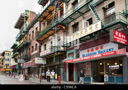 Chinatown China Town Chinese San Francisco California United States of America Stock Photo