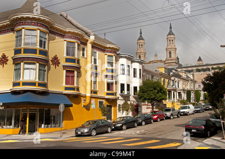 San Francisco Haight Ashbury California USA United States Stock Photo