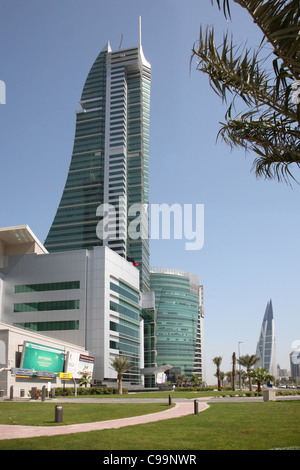 Bahrain's Financial Harbour Commercial Development Stock Photo