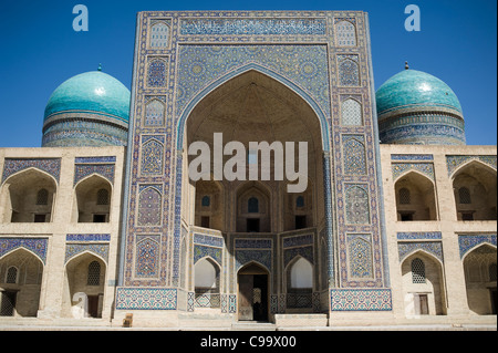 Madrasa Miri Arab. Bujara. UZBEKISTAN. Bukhara Stock Photo