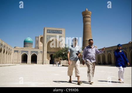 Madrasa Miri Arab. Bujara. UZBEKISTAN. Bukhara Stock Photo