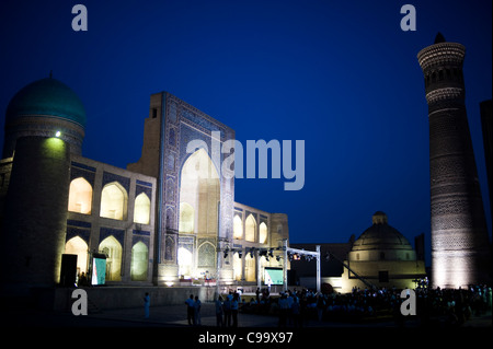 Madrasa Miri Arab. Bujara. UZBEKISTAN. Bukhara Stock Photo