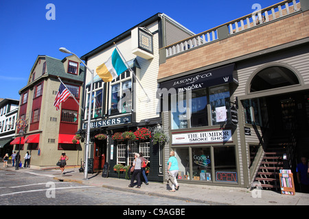 Thames Street, Newport, Rhode Island, New England, USA Stock Photo