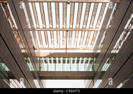 The Alan Turing building, named after the mathemetician, is a green build construction on the campus of Manchester University. Stock Photo