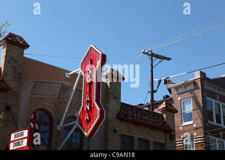 bloomington indiana college town theatre buskirk chumley Stock Photo