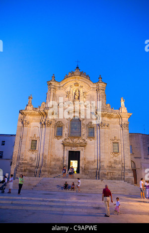 Church San Francesco d'Assisi, Matera, Basilicata, Italy Stock Photo