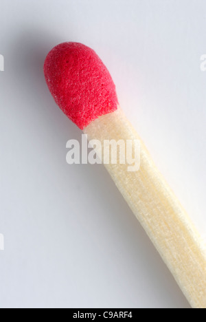 Matchstick on white background, studio shot Stock Photo