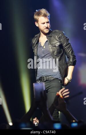 Charles Kelley of Lady Antebellum on stage for Lady Antebellum Concert at The Joint, Hard Rock Hotel and Casino, Las Vegas, NV November 18, 2011. Photo By: James Atoa/Everett Collection Stock Photo