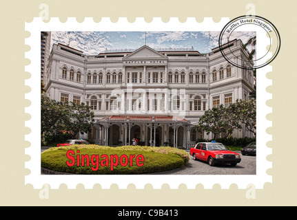 Raffles Hotel. Raffles City. Singapore. Southeast Asia Stock Photo