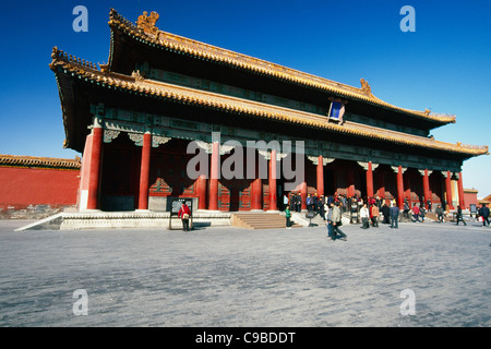 Low Angle View of the Palace of Preserved Harmony, Forbidden City, Beijing, China Stock Photo