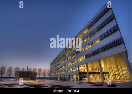 TNT Express' CO2 neutral head office in Hoofddorp, the Netherlands Stock Photo