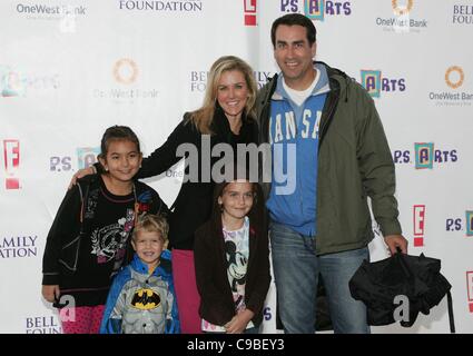 Rob Riggle, family at arrivals for Express Yourself 2011 Creative Arts ...