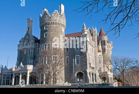 Canada North America Ontario Toronto Casa Loma mansion built between 1911 and 1914 now a museum and popular tourist attraction Stock Photo