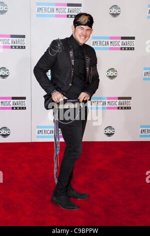 James Durbin at arrivals for The 38th Annual American Music Awards - ARRIVALS, Nokia Theatre at L.A. LIVE, Los Angeles, CA November 20, 2011. Photo By: Emiley Schweich/Everett Collection Stock Photo