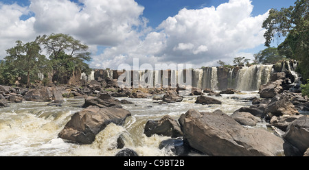 Fourteen falls, Thika, Kenya Stock Photo