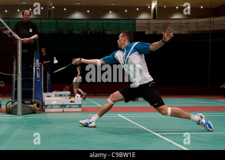 Badminton player Przemyslaw Wacha from Poland Stock Photo