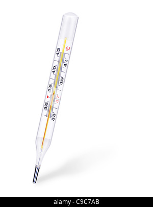 Medical thermometer isolated on white background Stock Photo