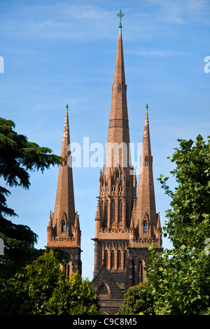 saint / St Patrick's Cathedral in Melbourne Australia - Roman Catholic Archdiocese of Melbourne Stock Photo