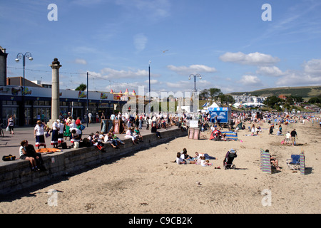 Swanage beach Dorset Stock Photo