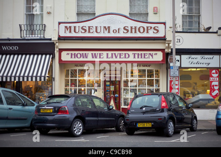 Museum of shops museum in Eastbourne, East Sussex Stock Photo