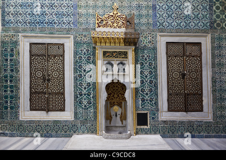Topkaki Sarayi, Topkapi Palace , Harem interieur, Istanbul, Turkey , Europe, Stock Photo
