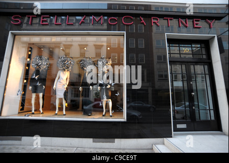 Stella McCartney fashion store on Bruton Street, Mayfair, London Stock ...