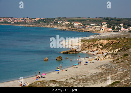 San Giovanni di Sinis beach on the Sinis peninsula, Sardinia, Italy. Stock Photo