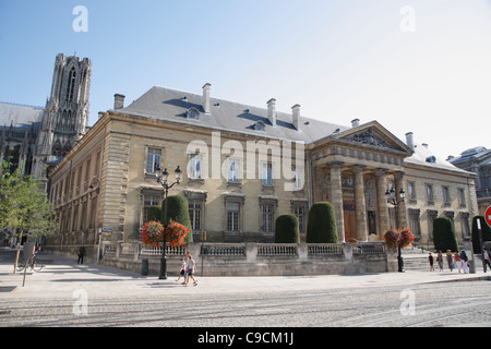 Palace of Justice, Reims, France Stock Photo