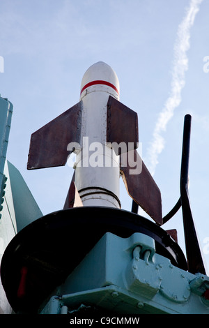 Seacat missile at The Historic Dockyard Chatham Stock Photo