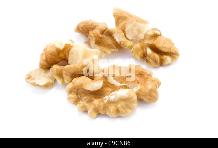 Walnut. It is isolated on the white background Stock Photo