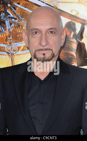 Sir Ben Kingsley at arrivals for HUGO Premiere, The Ziegfeld Theatre, New York, NY November 21, 2011. Photo By: Kristin Callahan/Everett Collection Stock Photo