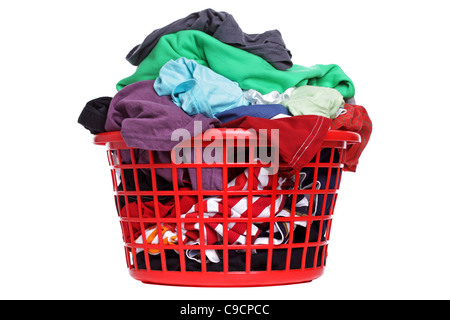 Laundry basket Stock Photo