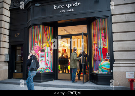 A Kate Spade store on Fifth Avenue in the Flatiron neighborhood of New York Stock Photo