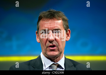Jim O'Neill, Chairman of Goldman Sachs Asset Management speaks at a London business conference Stock Photo
