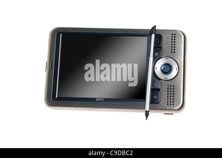Pda, palmtop isolated on white background Stock Photo