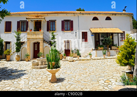 Monastery Agios Georgios Gremon Volimes Anafotiria Zakynthos Greece Ionian Sea Mediterranean Island Stock Photo