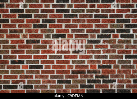 flat red brick wall background Stock Photo