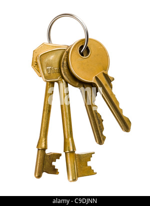 Bunch of house keys. Stock Photo