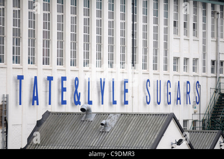 Tate and Lyle sugar factory situated at West Silvertown in east London, Britain, UK Stock Photo