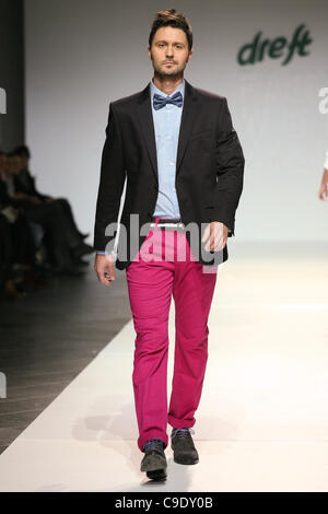 ZAGREB, CROATIA, 25/11/2011 - s.Oliver 2012 Spring Summer Collection runway show at the Dreft Fashion Week Zagreb. Stock Photo