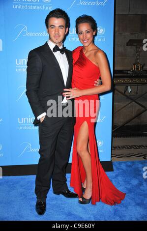 Kevin Jonas, Danielle Jonas at arrivals for The 8th Annual UNICEF Snowflake Ball, Cipriani Restaurant 42nd Street, New York, NY November 29, 2011. Photo By: Gregorio T. Binuya/Everett Collection Stock Photo