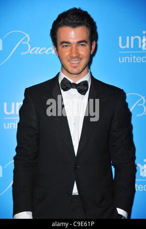 Kevin Jonas at arrivals for The 8th Annual UNICEF Snowflake Ball, Cipriani Restaurant 42nd Street, New York, NY November 29, 2011. Photo By: Gregorio T. Binuya/Everett Collection Stock Photo