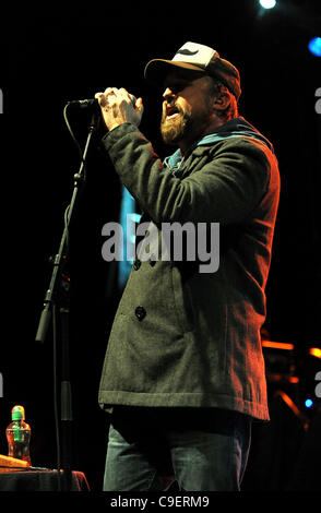 Dec 1, 2011 - Norfolk, Virginia; USA - Singer JOHN MCCREA of the band Cake performs live as their 2011 Tour makes a stop at the Ted Constant Center on the campus of Old Dominion University as part of the 96X Winter Meltdown. Copyright 2011 Jason Moore. (Credit Image: © Jason Moore/ZUMAPRESS.com) Stock Photo