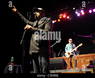 Dec 1, 2011 - Norfolk, Virginia; USA - Singer JOHN MCCREA of the band Cake performs live as their 2011 Tour makes a stop at the Ted Constant Center on the campus of Old Dominion University as part of the 96X Winter Meltdown. Copyright 2011 Jason Moore. (Credit Image: © Jason Moore/ZUMAPRESS.com) Stock Photo