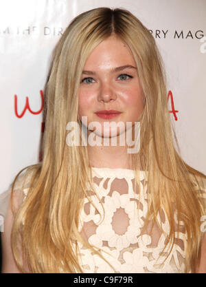 Dec. 12, 2011 - New York, New York, U.S. - Actress ELLE FANNING attends the New York premiere of 'We Bought A Zoo' held at the Ziegfeld Theater. (Credit Image: © Nancy Kaszerman/ZUMAPRESS.com) Stock Photo