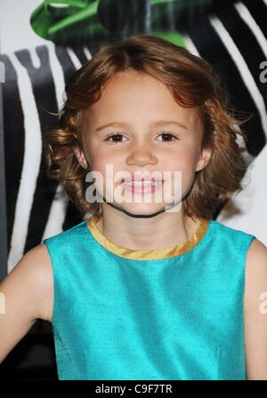 Maggie Elizabeth Jones at arrivals for WE BOUGHT A ZOO Premiere, The Ziegfeld Theatre, New York, NY December 12, 2011. Photo By: Desiree Navarro/Everett Collection Stock Photo