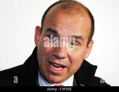 Dec. 13, 2011 - Tokyo, Japan - MICHAEL C. WOODFORD, former president and chief executive officer of Olympus Corp., arrives at Haneda Airport in Tokyo, Japan.  Credit Image: Â© Koichi Kamoshida/Jana Press/ZUMAPRESS.com) (Credit Image: © Koichi Kamoshida/Jana Press/ZUMAPRESS.com) Stock Photo