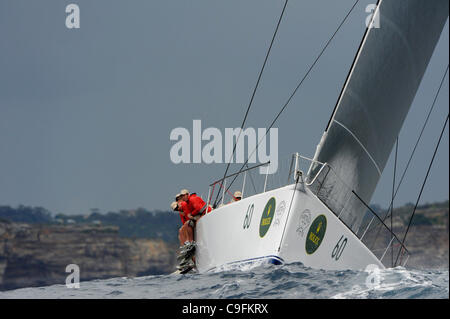 16.12.2011. Sydney, Australia. Day 2. Rolex Trophy Rating Series. Loki skippered by Stephen Ainsworth in action Stock Photo