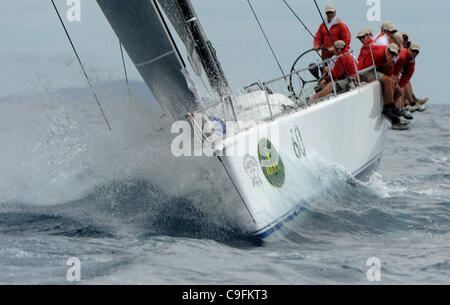 16.12.2011. Sydney, Australia. Day 2. Rolex Trophy Rating Series. Loki skippered by Stephen Ainsworth in action Stock Photo