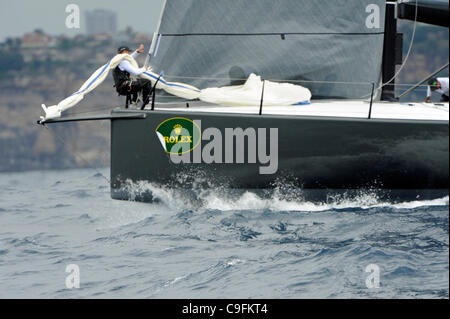 16.12.2011. Sydney, Australia. Day 2. Rolex Trophy Rating Series. Hooligan with Bowman Stuart Polard in action Stock Photo